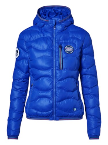 OFERTA05-25 CHAQUETA ACOLCHADA MUJER AZUL MARTINI RACING TALLA S