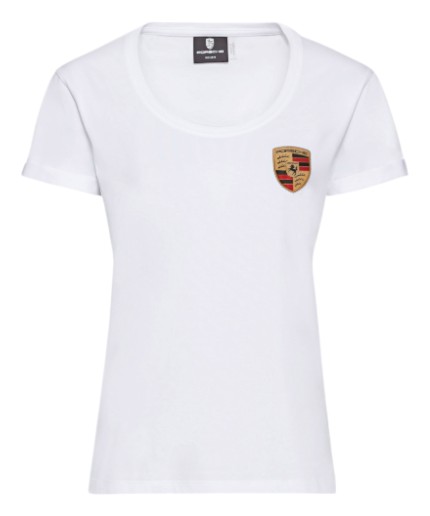 OFERTA05-25 POLERA MUJER ESCUDO BLANCO TALLA XS