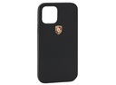 OFERTA05-25 CASE IPHONE 12 MINI CUERO NEGRO PORSCHE