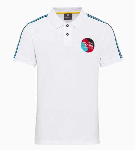 OFERTA05-25 POLERA POLO BLANCA HOMBRE MARTINI RACING TALLA XS
