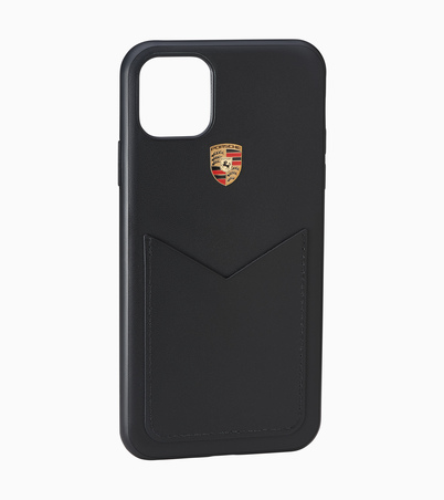 OFERTA12-24 CASE IPHONE PRO MAX CUERO NEGRO