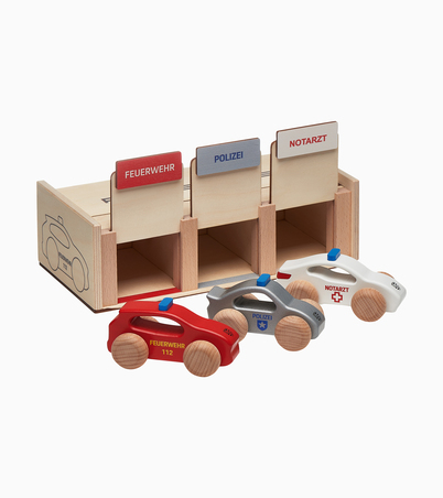 (Oferta 10/24) JGO DE TRES AUTOS DE MADERA