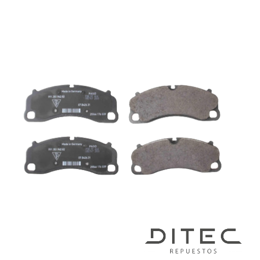 JUEGO PASTILLAS DE FRENO DELANTERAS GT3/GT4