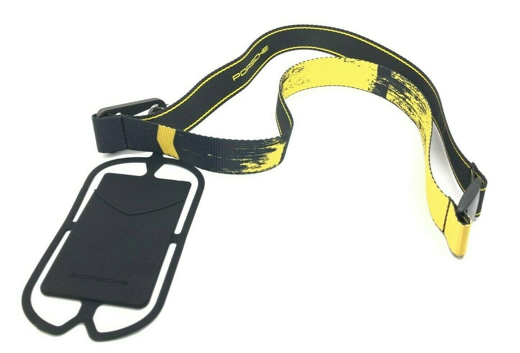 LLAVERO COLGANTE GT4 CLUBSPORT AMARILLO/NEGRO