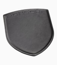 MOUSE PAD CUERO NEGRO FORMA EMBLEMA PORSCHE